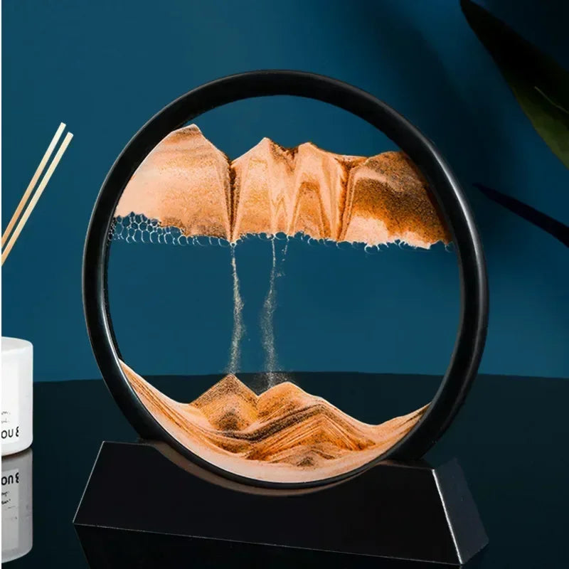 Round Sand Art Hourglass