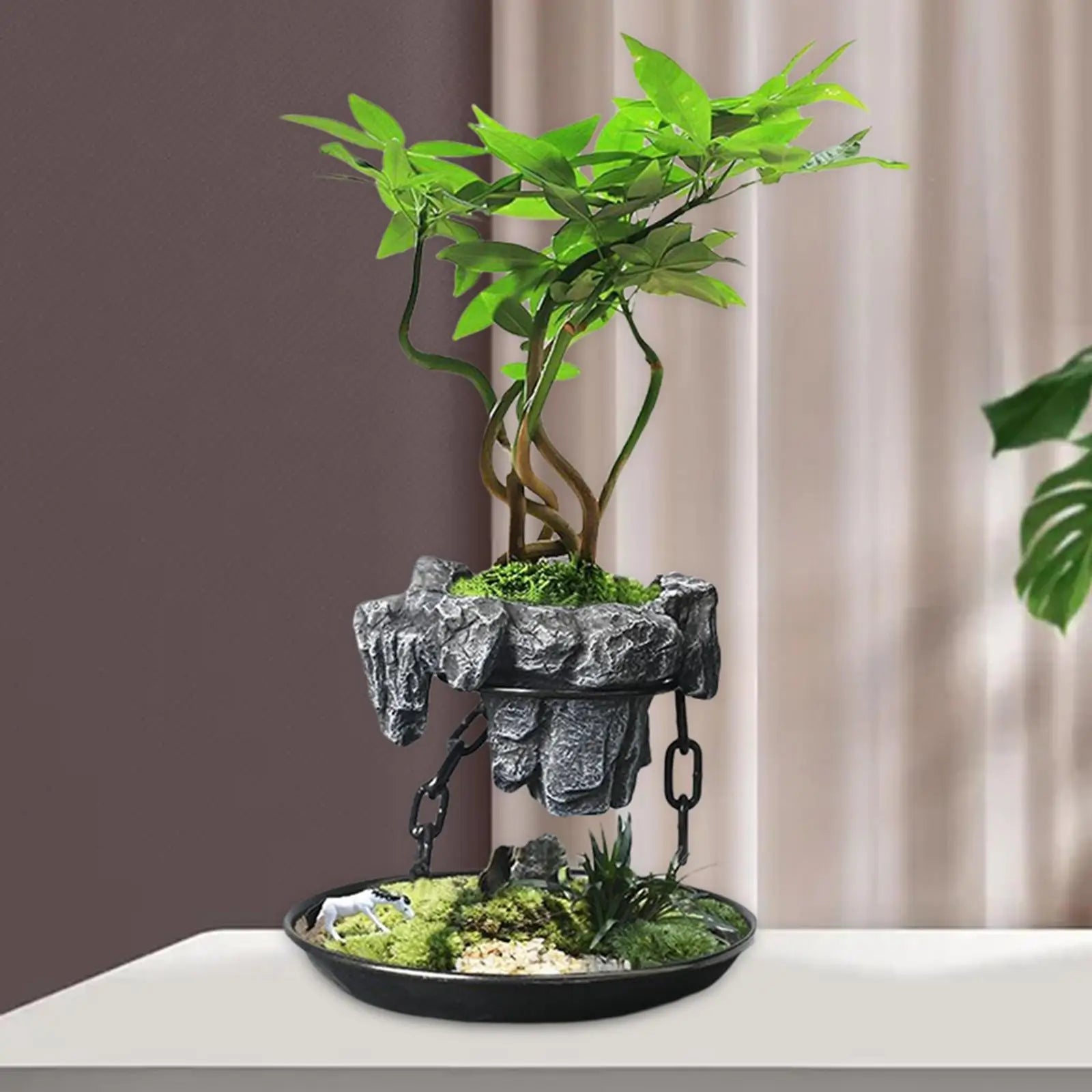 Levitating Air Bonsai - Floating Magnetic Plant Display