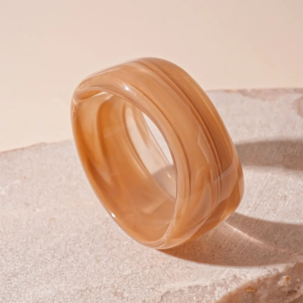 Bohemian Exaggerated Acrylic Bangles