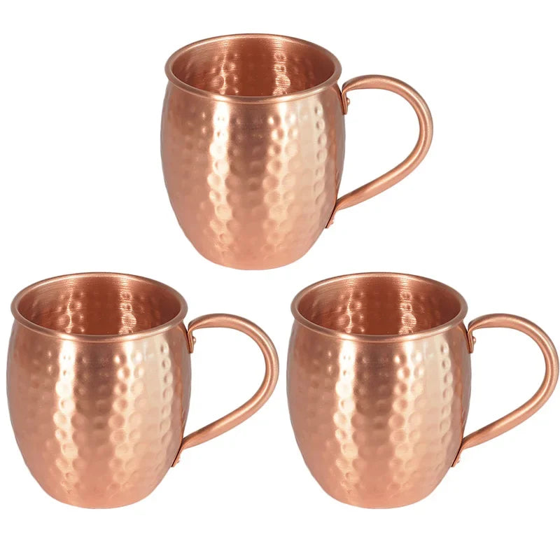 100% Pure Solid Copper Cups