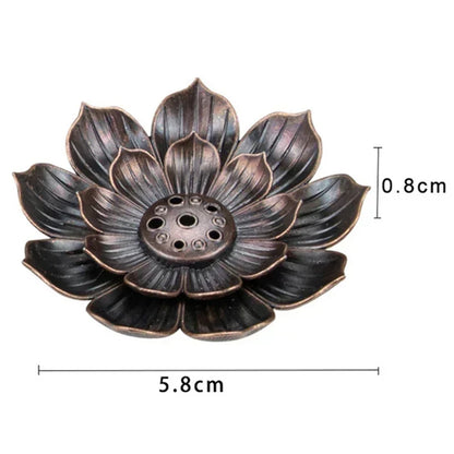 Lotus Alloy Incense Burner / Stick Holder Plater 🪷