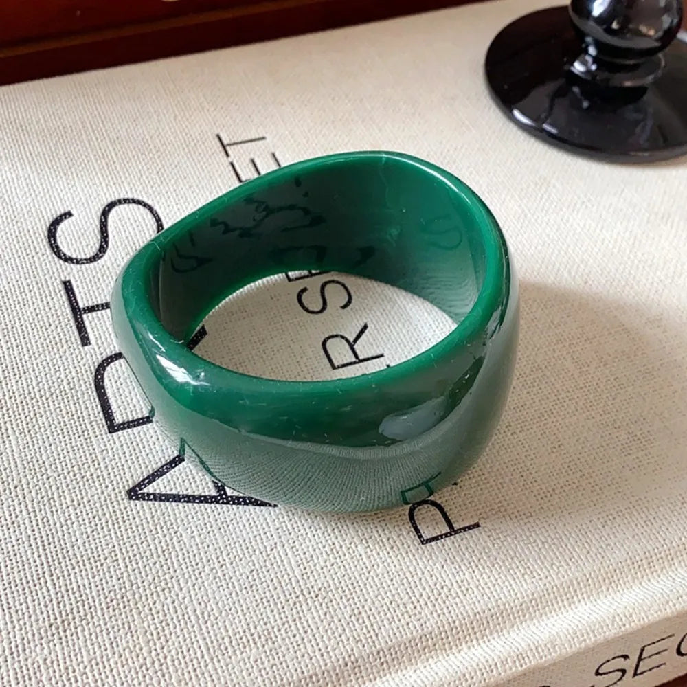 Bohemian Exaggerated Acrylic Bangles