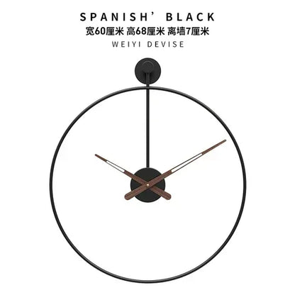 Silent Wall Clock with Quartz Movement