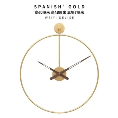 Silent Wall Clock with Quartz Movement