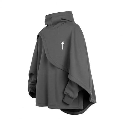 Poncho Irregular Design Unisex Hoodie
