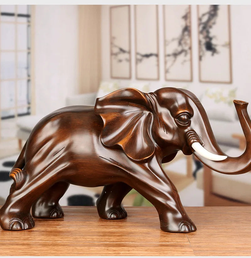 Elephant Resin Statue 🐘