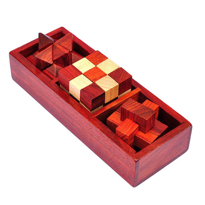 Puzzles en bois (3 en 1)