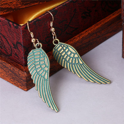 Vintage Alloy Hanging Earrings