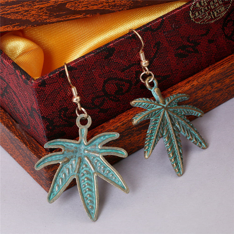 Vintage Alloy Hanging Earrings