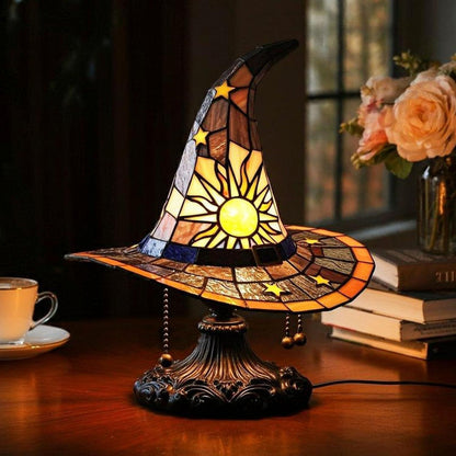 Witch Hat Glass Lamp