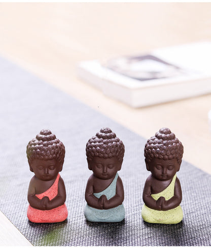 Little Ceramic Zen Monk