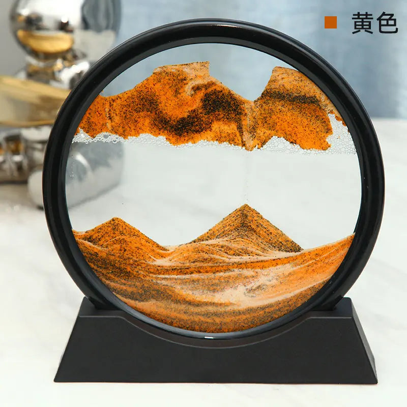 Round Sand Art Hourglass
