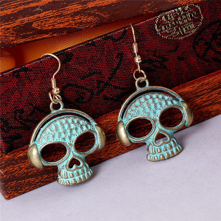 Vintage Alloy Hanging Earrings